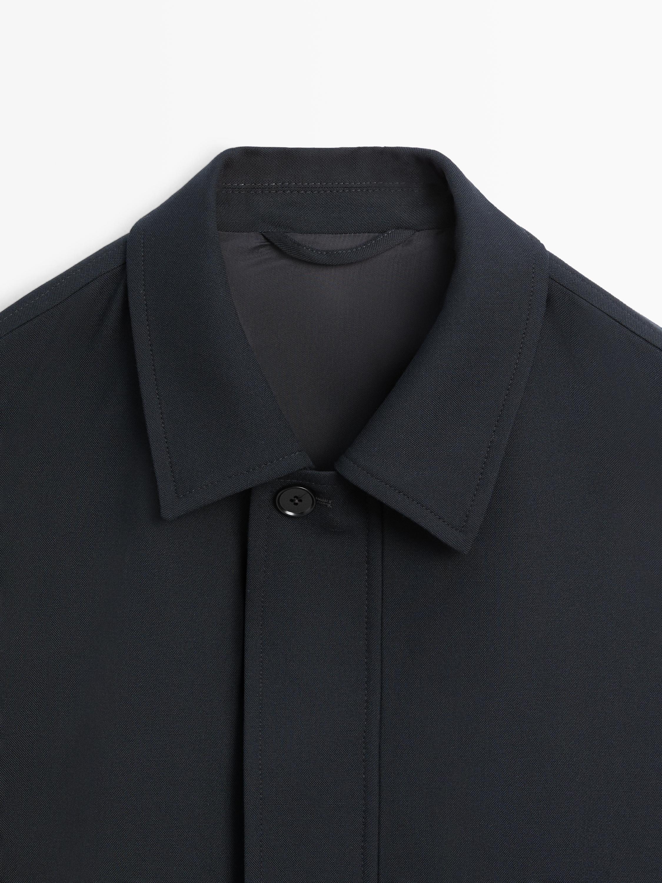 Blouson total look laine froide